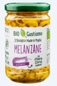 BIO GUSTIAMO MELANZANE A FILETTI 280GR.