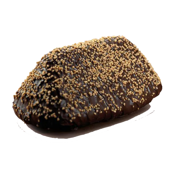 GIANGALUP FARCITO CON CREMA GIANDUJA, RICOPERTO DI CIOCCOLATO FONDENTE E GRANELLA DI NOCCIOLE PRALINÈ, 900 g.